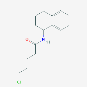 Pentanamide, 5-chloro-N-(1,2,3,4-tetrahydro-1-naphthalenyl)-