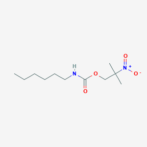 2-Methyl-2-nitropropyl hexylcarbamate