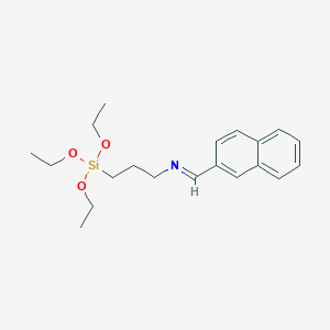 (E)-1-(Naphthalen-2-yl)-N-[3-(triethoxysilyl)propyl]methanimine