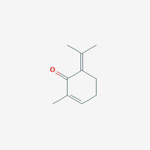 2-Cyclohexen-1-one, 2-methyl-6-(1-methylethylidene)-