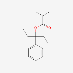 3-Phenylpentan-3-yl 2-methylpropanoate