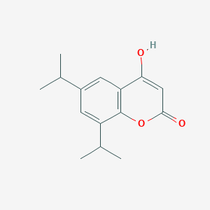 4-Hydroxy-6,8-di(propan-2-yl)-2H-1-benzopyran-2-one