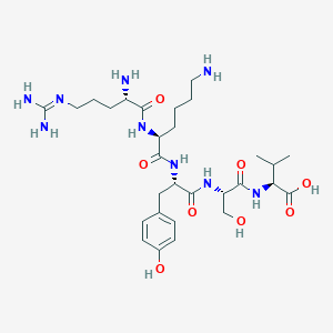 N~5~-(Diaminomethylidene)-L-ornithyl-L-lysyl-L-tyrosyl-L-seryl-L-valine