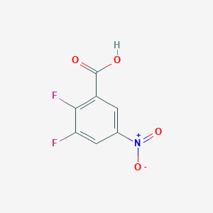 molecular formula C7H3F2NO4 B1423065 2,3-Difluoro-5-nitrobenzoic acid CAS No. 942035-31-6