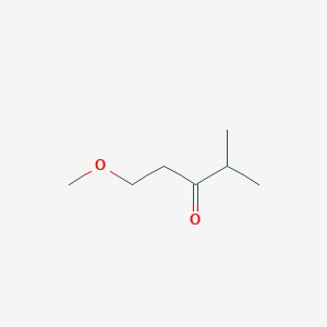 molecular formula C7H14O2 B1423066 1-Methoxy-4-methylpentan-3-one CAS No. 1250407-40-9