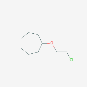 molecular formula C9H17ClO B1423068 (2-Chloroethoxy)cycloheptane CAS No. 1247394-00-8