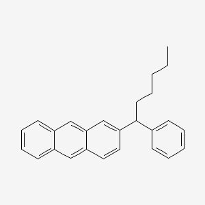 2-(1-Phenylhexyl)anthracene