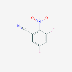 molecular formula C7H2F2N2O2 B1423069 3,5-二氟-2-硝基苯甲腈 CAS No. 868596-13-8