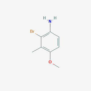 Benzenamine, 2-bromo-4-methoxy-3-methyl-