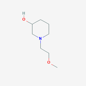 molecular formula C8H17NO2 B1423070 1-(2-甲氧基乙基)哌啶-3-醇 CAS No. 1251335-99-5
