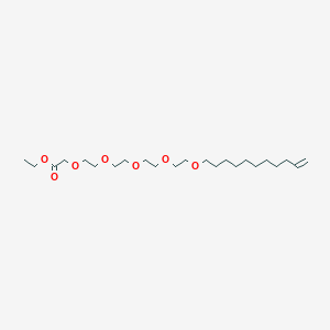 3,6,9,12,15-Pentaoxahexacos-25-enoic acid, ethyl ester