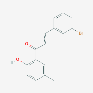 3-(3-Bromophenyl)-1-(2-hydroxy-5-methylphenyl)prop-2-en-1-one