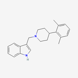 3-{[4-(2,6-Dimethylphenyl)piperidin-1-yl]methyl}-1H-indole