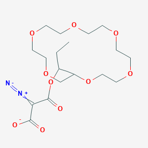 2-Diazo-3-[1-(1,4,7,10,13,16-hexaoxacyclooctadec-2-yl)propoxy]-3-oxopropanoate