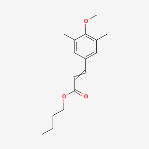 Butyl 3-(4-methoxy-3,5-dimethylphenyl)prop-2-enoate