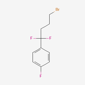 1-(4-Bromo-1,1-difluorobutyl)-4-fluorobenzene