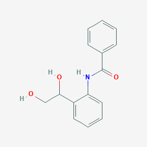 molecular formula C15H15NO3 B14230843 N-[2-(1,2-Dihydroxyethyl)phenyl]benzamide CAS No. 544696-65-3