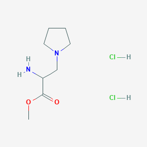 Methyl 2-amino-3-(pyrrolidin-1-yl)propanoate dihydrochloride