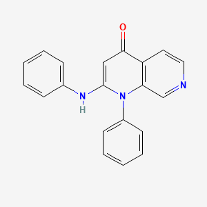 2-anilino-1-phenyl-1,7-naphthyridin-4(1H)-one