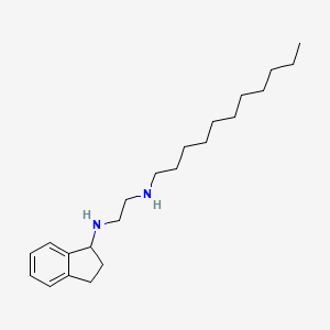 N~1~-(2,3-Dihydro-1H-inden-1-yl)-N~2~-undecylethane-1,2-diamine