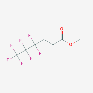 molecular formula C7H7F7O2 B1423149 Methyl 4,4,5,5,6,6,6-heptafluorohexanoate CAS No. 2070-60-2