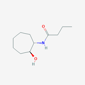 Butanamide, N-[(1S,2S)-2-hydroxycycloheptyl]-