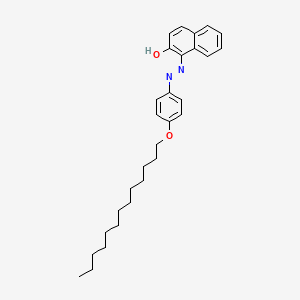 1-{2-[4-(Tridecyloxy)phenyl]hydrazinylidene}naphthalen-2(1H)-one