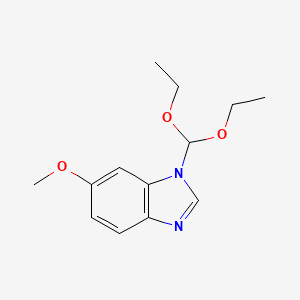 1H-Benzimidazole, 1-(diethoxymethyl)-6-methoxy-