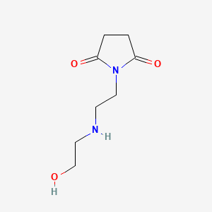 1-{2-[(2-Hydroxyethyl)amino]ethyl}pyrrolidine-2,5-dione