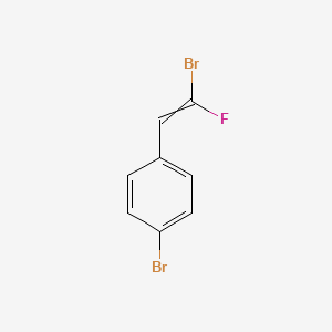 1-Bromo-4-(2-bromo-2-fluoroethenyl)benzene