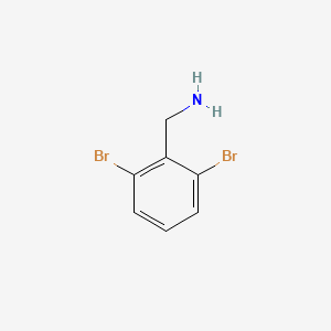 molecular formula C7H7Br2N B1423168 (2,6-Dibromophenyl)methanamine CAS No. 1214332-14-5