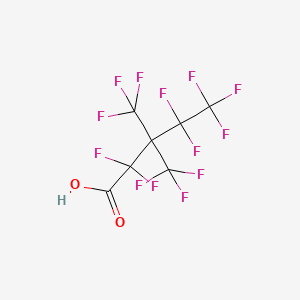 2,2,4,4,5,5,5-Heptafluoro-3,3-bis(trifluoromethyl)pentanoic acid