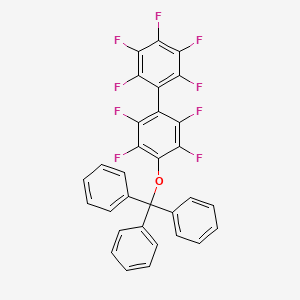 2,2',3,3',4,5,5',6,6'-Nonafluoro-4'-(triphenylmethoxy)-1,1'-biphenyl