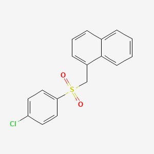 1-[(4-Chlorobenzene-1-sulfonyl)methyl]naphthalene