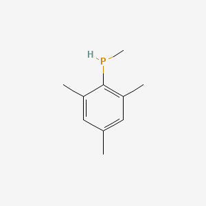 molecular formula C10H15P B14231926 Methyl(2,4,6-trimethylphenyl)phosphane CAS No. 502966-91-8