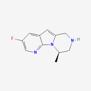 (13R)-5-fluoro-13-methyl-1,3,11-triazatricyclo[7.4.0.02,7]trideca-2,4,6,8-tetraene