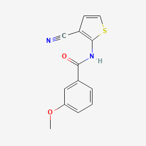 N-(3-cyanothiophen-2-yl)-3-methoxybenzamide