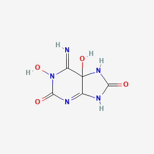 1,5-Dihydroxy-6-imino-5,7-dihydro-1H-purine-2,8(6H,9H)-dione