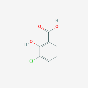 molecular formula C7H5ClO3 B014232 3-氯水杨酸 CAS No. 1829-32-9