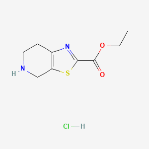 Ethyl 4,5,6,7-tetrahydrothiazolo[5,4-c]pyridine-2-carboxylate hydrochloride