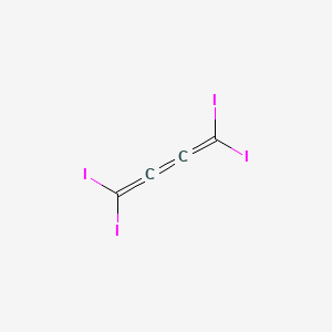 molecular formula C4I4 B14232034 1,2,3-Butatriene, 1,1,4,4-tetraiodo- CAS No. 492998-50-2