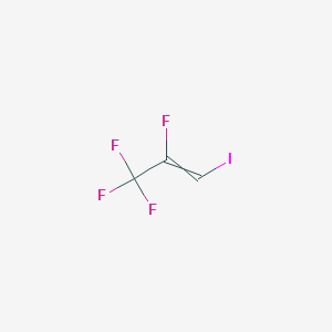 molecular formula C3HF4I B1423205 2,3,3,3-四氟-1-碘丙-1-烯 CAS No. 672339-38-7