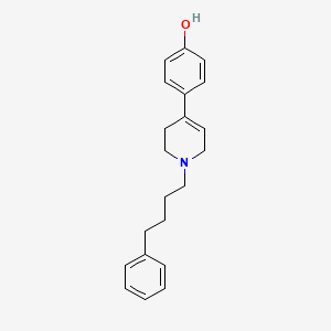 4-[1-(4-phenylbutyl)-3,6-dihydro-2H-pyridin-4-yl]phenol