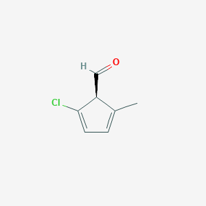 (1R)-2-chloro-5-methylcyclopenta-2,4-diene-1-carbaldehyde