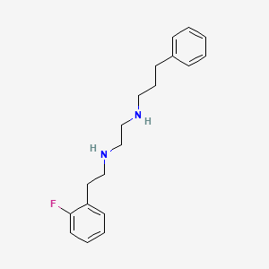 N'-[2-(2-fluorophenyl)ethyl]-N-(3-phenylpropyl)ethane-1,2-diamine