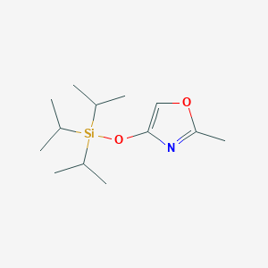 2-Methyl-4-{[tri(propan-2-yl)silyl]oxy}-1,3-oxazole