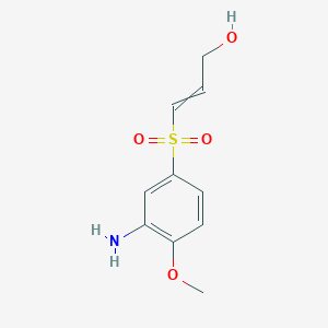 3-(3-Amino-4-methoxybenzene-1-sulfonyl)prop-2-en-1-ol