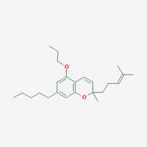 2-Methyl-2-(4-methylpent-3-en-1-yl)-7-pentyl-5-propoxy-2H-1-benzopyran