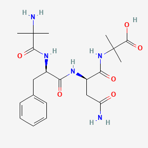 2-Methylalanyl-D-phenylalanyl-D-asparaginyl-2-methylalanine