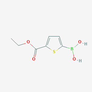 molecular formula C7H9BO4S B1423230 (5-(乙氧羰基)噻吩-2-基)硼酸 CAS No. 1093120-64-9